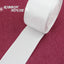 Ruban en Satin brillant blanc pour décoration ou emballage