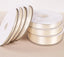 Ruban en Satin brillant beige pour décoration ou emballage