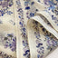 Foulard en Satin Floral Vintage