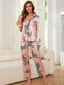 Pyjama en Satin Motif Léopards