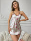 Nuisette en Satin motif Cœur