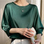 Blouse En Satin Femme