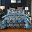 Parure de Lit Jacquard Satin Royal