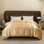 Housse de Couette en Satin Uni