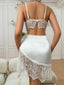 Nuisette en Satin & Dentelle