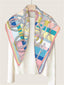 Carré de Soie Cordages Pastel