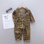 Pyjama Enfant en Satin Léopard