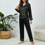 Pyjama en Satin Noir