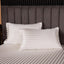 Set de 2 Taies D'Oreiller en Satin Rayé