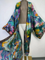 Kimono en Satin doux pour femme multicolore