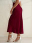 Jupe En Satin Taille Haute