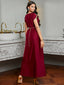 Robe en Satin ornée