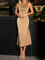 Robe longue légère en Satin