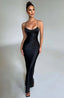 Robe Longue en Satin Dos Nu