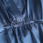 Robe en Satin longue à col en V croisé