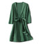 Robe de chambre en Satin Doux pour Femme