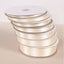 Ruban en Satin brillant beige pour décoration ou emballage