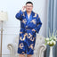 Kimono en Satin pour homme motif dragon