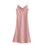 Robe de chambre en Satin Doux pour Femme