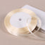Ruban en Satin brillant beige pour décoration ou emballage