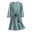 Robe de chambre en Satin Doux pour Femme