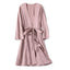 Robe de chambre en Satin Doux pour Femme
