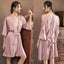 Robe de chambre en Satin Doux pour Femme