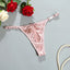 String en Satin effet brillant avec petit nœud