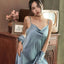 Robe de chambre en Satin Doux pour Femme