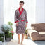Kimono en Satin pour homme motif dragon