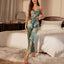 Ensemble Pyjama Satin Imprimé