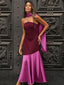 Robe Longue en Satin Bustier