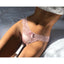 Culotte en Satin sensuelle à détails dentelle