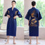 Kimono en Satin long pour homme avec motif dragon