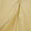 Robe en Satin jaune fendue à épaule dénudée