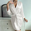 Peignoir en Satin Court