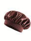 Bonnet de nuit en Satin de Soie Femme
