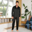Pyjama Noir en Satin Homme