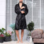 Peignoir pour homme en Satin élégant noir