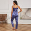 Pyjama en Satin 2 pièces à bretelles petits coeurs