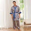 Ensemble de Pyjama Homme en Satin Kimono