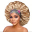 Bonnet en Satin extra large avec motis