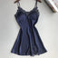 Nuisette En Satin Dentelle Brodée