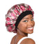 Bonnet à fleurs en Satin pour femme