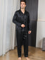 Pyjama en Satin Homme Léopard