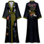 Kimono en Satin imprimé floral style japonais pour femme