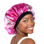 Bonnet à fleurs en Satin pour femme