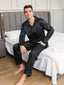 Pyjama en Satin Homme Léopard