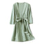 Robe de chambre en Satin Doux pour Femme