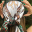 Foulard en Satin soyeux opale